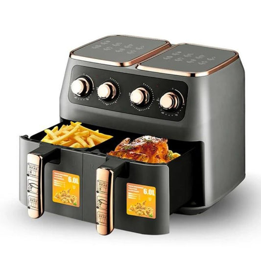 Rondon Air Fryer - Freidora de Aire - Doble Bandeja De 12 Litros