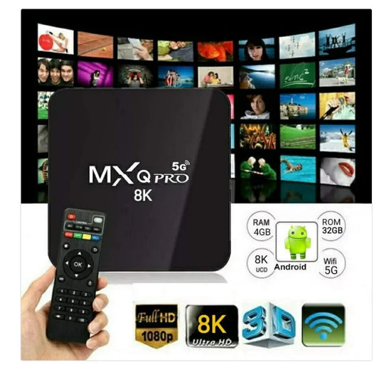 Conversor Smart TV MXQ PRO 8K 256 GB